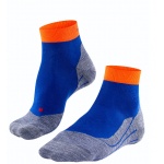 Skarpety biegowe Falke RU4 Endurance Short (średnie wzmocnienie) niebiesko/pomarańczowe męskie - 1 para